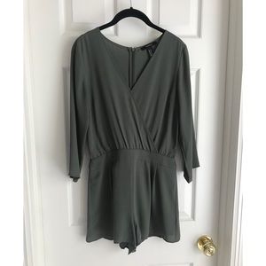 Olive Green Romper